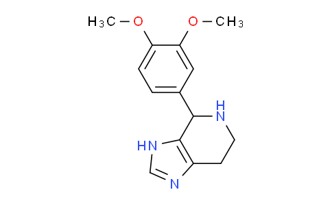 CAS No. 46964-25-4, 4-(3,4-Dimethoxyphenyl)-4,5,6,7-tetrahydro-3H-imidazo[4,5-c]pyridine