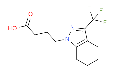 CAS No. 1018142-46-5, 4-(3-(Trifluoromethyl)-4,5,6,7-tetrahydro-1H-indazol-1-yl)butanoic acid