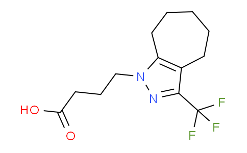 CAS No. 832740-83-7, 4-(3-(Trifluoromethyl)-5,6,7,8-tetrahydrocyclohepta[c]pyrazol-1(4H)-yl)butanoic acid