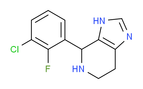 CAS No. 1189749-62-9, 4-(3-Chloro-2-fluorophenyl)-4,5,6,7-tetrahydro-3H-imidazo[4,5-c]pyridine