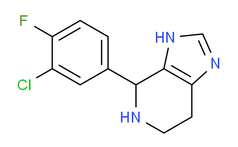 CAS No. 1189749-85-6, 4-(3-Chloro-4-fluorophenyl)-4,5,6,7-tetrahydro-3H-imidazo[4,5-c]pyridine