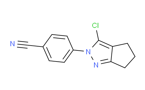 CAS No. 63419-40-9, 4-(3-Chloro-5,6-dihydrocyclopenta[c]pyrazol-2(4H)-yl)benzonitrile
