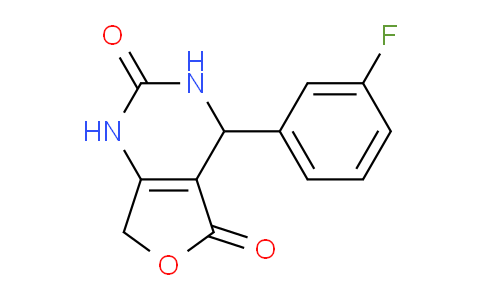 CAS No. 1707571-65-0, 4-(3-Fluorophenyl)-3,4-dihydrofuro[3,4-d]pyrimidine-2,5(1H,7H)-dione