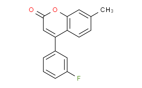 CAS No. 1044277-06-6, 4-(3-Fluorophenyl)-7-methyl-2H-chromen-2-one