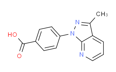 CAS No. 937600-04-9, 4-(3-Methyl-1H-pyrazolo[3,4-b]pyridin-1-yl)benzoic acid