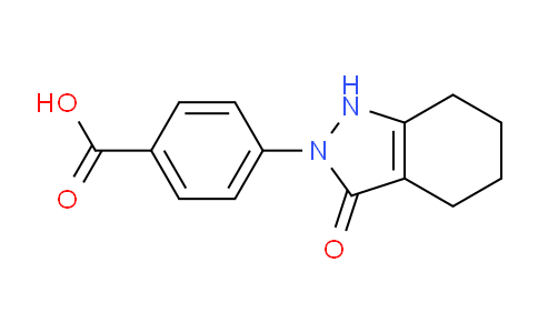 CAS No. 866018-45-3, 4-(3-Oxo-4,5,6,7-tetrahydro-1H-indazol-2(3H)-yl)benzoic acid