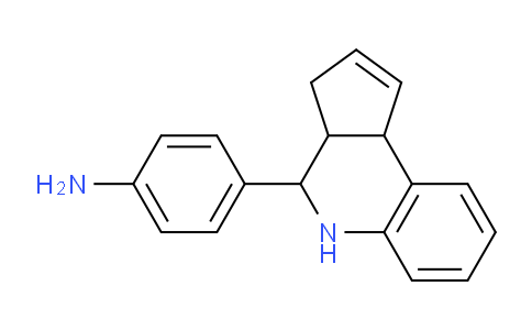 CAS No. 339989-38-7, 4-(3A,4,5,9b-tetrahydro-3H-cyclopenta[c]quinolin-4-yl)aniline