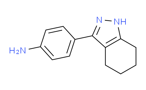 CAS No. 1118787-59-9, 4-(4,5,6,7-Tetrahydro-1H-indazol-3-yl)aniline