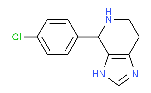CAS No. 4875-41-6, 4-(4-Chlorophenyl)-4,5,6,7-tetrahydro-3H-imidazo[4,5-c]pyridine