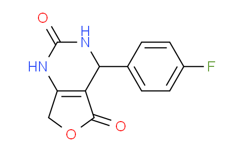 CAS No. 455949-60-7, 4-(4-Fluorophenyl)-3,4-dihydrofuro[3,4-d]pyrimidine-2,5(1H,7H)-dione