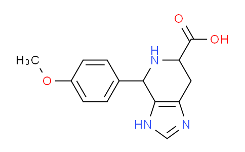 CAS No. 178324-01-1, 4-(4-Methoxyphenyl)-4,5,6,7-tetrahydro-3H-imidazo[4,5-c]pyridine-6-carboxylic acid