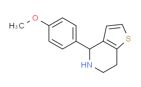 CAS No. 213462-19-2, 4-(4-Methoxyphenyl)-4,5,6,7-tetrahydrothieno[3,2-c]pyridine
