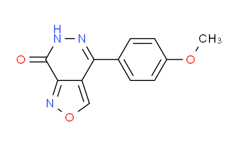CAS No. 952182-88-6, 4-(4-Methoxyphenyl)isoxazolo[3,4-d]pyridazin-7(6H)-one