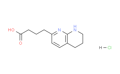 CAS No. 193818-31-4, 4-(5,6,7,8-Tetrahydro-1,8-naphthyridin-2-yl)butanoic acid hydrochloride