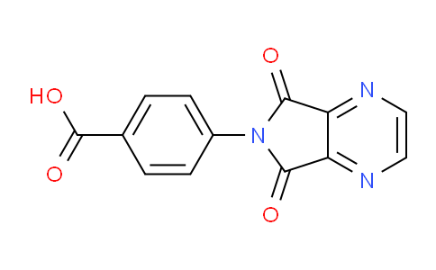 CAS No. 37460-93-8, 4-(5,7-Dioxo-5H-pyrrolo[3,4-b]pyrazin-6(7H)-yl)benzoic acid