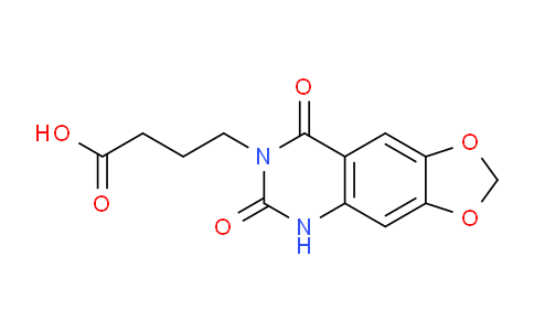CAS No. 892293-14-0, 4-(6,8-Dioxo-5,6-dihydro-[1,3]dioxolo[4,5-g]quinazolin-7(8H)-yl)butanoic acid