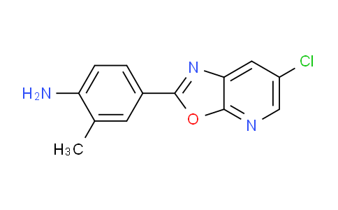 CAS No. 1354751-09-9, 4-(6-Chlorooxazolo[5,4-b]pyridin-2-yl)-2-methylaniline