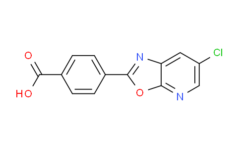 CAS No. 1354756-75-4, 4-(6-Chlorooxazolo[5,4-b]pyridin-2-yl)benzoic acid