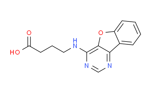 CAS No. 330818-01-4, 4-(Benzofuro[3,2-d]pyrimidin-4-ylamino)butanoic acid