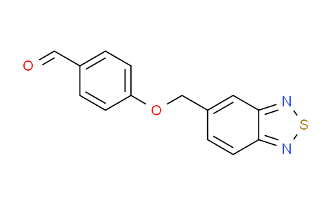CAS No. 937602-23-8, 4-(Benzo[c][1,2,5]thiadiazol-5-ylmethoxy)benzaldehyde