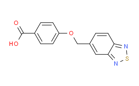 CAS No. 874834-22-7, 4-(Benzo[c][1,2,5]thiadiazol-5-ylmethoxy)benzoic acid