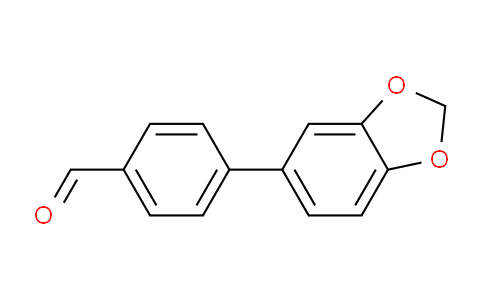 CAS No. 342889-39-8, 4-(Benzo[d][1,3]dioxol-5-yl)benzaldehyde