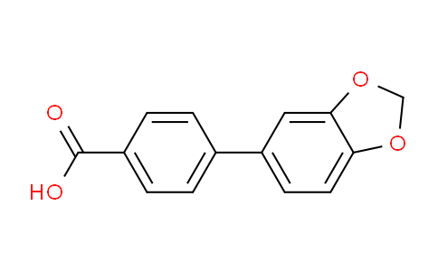 CAS No. 193151-97-2, 4-(Benzo[d][1,3]dioxol-5-yl)benzoic acid