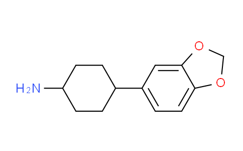 CAS No. 933712-74-4, 4-(Benzo[d][1,3]dioxol-5-yl)cyclohexanamine
