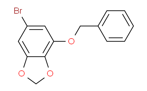 CAS No. 852123-08-1, 4-(Benzyloxy)-6-bromo-1,3-benzodioxole