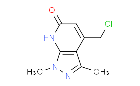 CAS No. 886494-07-1, 4-(Chloromethyl)-1,3-dimethyl-1H-pyrazolo[3,4-b]pyridin-6(7H)-one