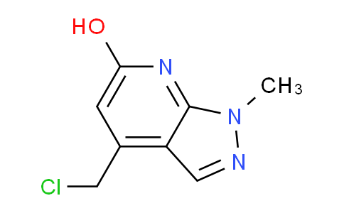 CAS No. 937603-90-2, 4-(Chloromethyl)-1-methyl-1H-pyrazolo[3,4-b]pyridin-6-ol