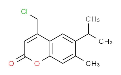 CAS No. 568555-36-2, 4-(Chloromethyl)-6-isopropyl-7-methyl-2H-chromen-2-one