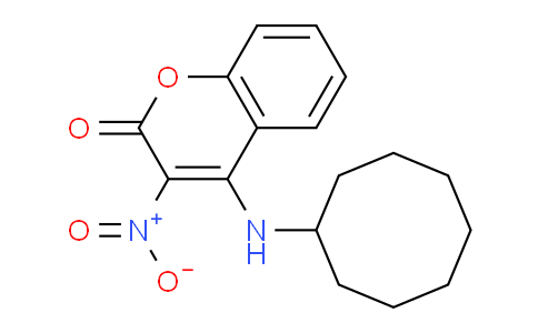 CAS No. 309921-59-3, 4-(Cyclooctylamino)-3-nitro-2H-chromen-2-one