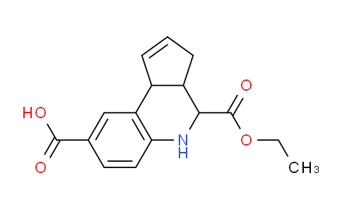 CAS No. 935279-95-1, 4-(Ethoxycarbonyl)-3a,4,5,9b-tetrahydro-3H-cyclopenta[c]quinoline-8-carboxylic acid