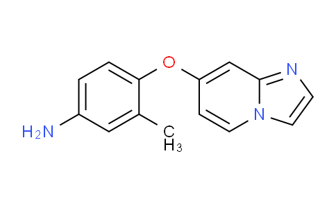 CAS No. 937263-42-8, 4-(Imidazo[1,2-a]pyridin-7-yloxy)-3-methylaniline