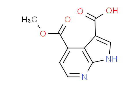 CAS No. 1190310-86-1, 4-(Methoxycarbonyl)-1H-pyrrolo[2,3-b]pyridine-3-carboxylic acid