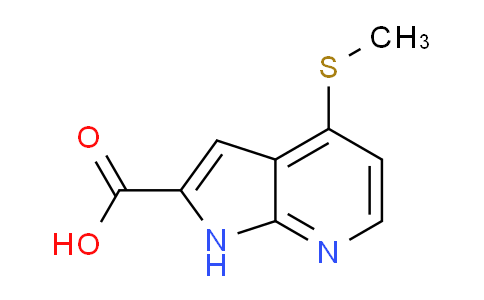 CAS No. 1256833-38-1, 4-(Methylthio)-1H-pyrrolo[2,3-b]pyridine-2-carboxylic acid