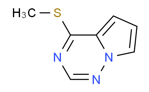 CAS No. 1596350-40-1, 4-(Methylthio)pyrrolo[2,1-f][1,2,4]triazine
