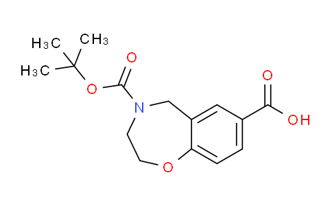 CAS No. 1142210-79-4, 4-(tert-Butoxycarbonyl)-2,3,4,5-tetrahydrobenzo[f][1,4]oxazepine-7-carboxylic acid