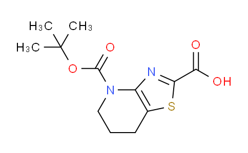 CAS No. 1251011-97-8, 4-(tert-Butoxycarbonyl)-4,5,6,7-tetrahydrothiazolo[4,5-b]pyridine-2-carboxylic acid