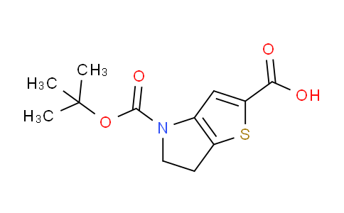 CAS No. 1250999-99-5, 4-(tert-Butoxycarbonyl)-5,6-dihydro-4H-thieno[3,2-b]pyrrole-2-carboxylic acid