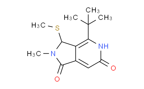 CAS No. 1269530-35-9, 4-(tert-Butyl)-2-methyl-3-(methylthio)-2,3-dihydro-1H-pyrrolo[3,4-c]pyridine-1,6(5H)-dione