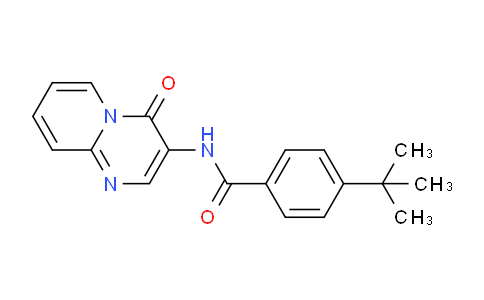 CAS No. 917748-53-9, 4-(tert-Butyl)-N-(4-oxo-4H-pyrido[1,2-a]pyrimidin-3-yl)benzamide