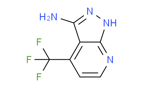 CAS No. 1211579-79-1, 4-(Trifluoromethyl)-1H-pyrazolo[3,4-b]pyridin-3-amine