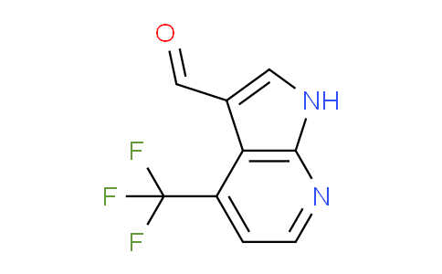CAS No. 1190320-65-0, 4-(Trifluoromethyl)-1H-pyrrolo[2,3-b]pyridine-3-carbaldehyde