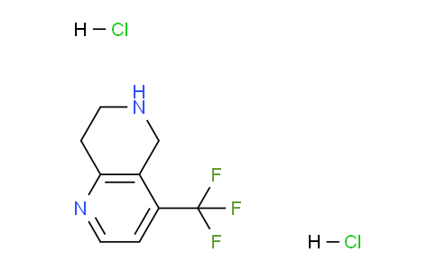 CAS No. 1956326-95-6, 4-(Trifluoromethyl)-5,6,7,8-tetrahydro-1,6-naphthyridine dihydrochloride