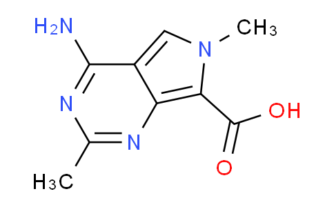 CAS No. 1369155-82-7, 4-Amino-2,6-dimethyl-6H-pyrrolo[3,4-d]pyrimidine-7-carboxylic acid