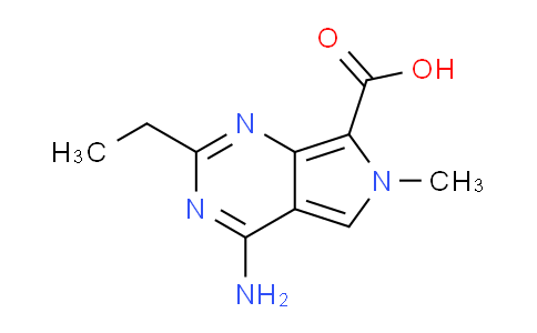 CAS No. 1707374-07-9, 4-Amino-2-ethyl-6-methyl-6H-pyrrolo[3,4-d]pyrimidine-7-carboxylic acid