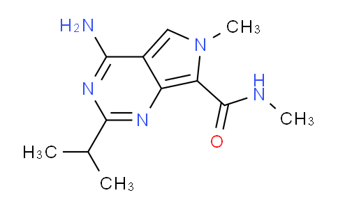 CAS No. 1708026-96-3, 4-Amino-2-isopropyl-N,6-dimethyl-6H-pyrrolo[3,4-d]pyrimidine-7-carboxamide