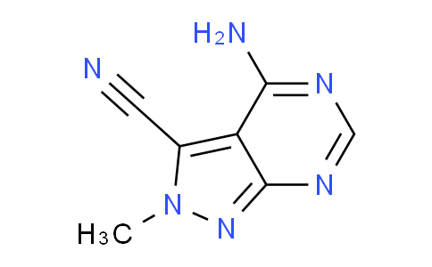 CAS No. 54814-52-7, 4-Amino-2-methyl-2H-pyrazolo[3,4-d]pyrimidine-3-carbonitrile